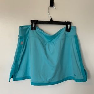 Nike Dri-Fit  light blue tennis skirt
